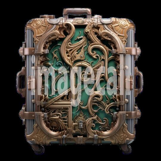 Clipart Luggage Ornamental 15 - 300dpi