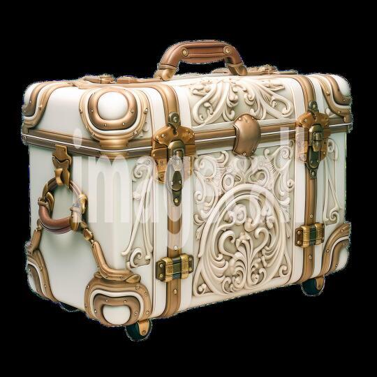 Clipart Luggage Ornamental 18 - 300dpi