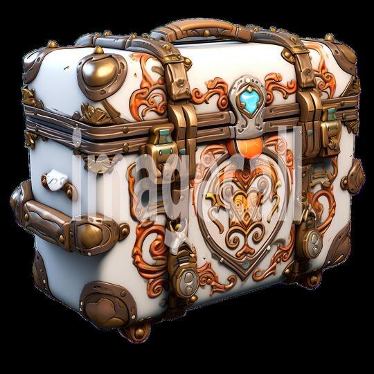 Clipart Luggage Ornamental 19 - 300dpi