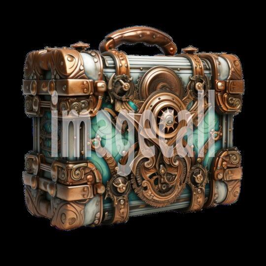 Clipart Luggage Ornamental 2 - 300dpi