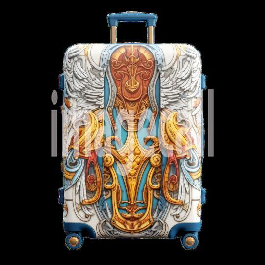 Clipart Luggage Ornamental 3 - 300dpi