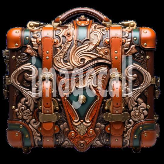 Clipart Luggage Ornamental 5 - 300dpi