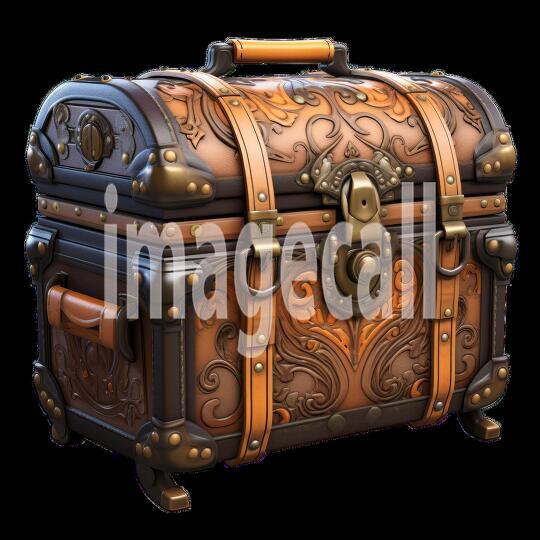 Clipart Luggage Ornamental 6 - 300dpi