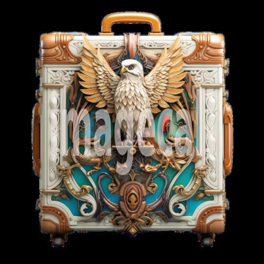 Clipart Luggage Ornamental 9 - 300dpi