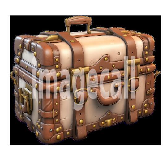 Clipart Luggage Vintage 1 - 300dpi