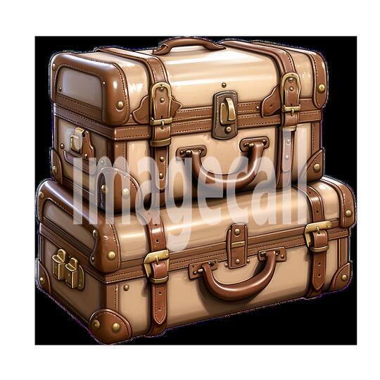 Clipart Luggage Vintage 11 - 300dpi