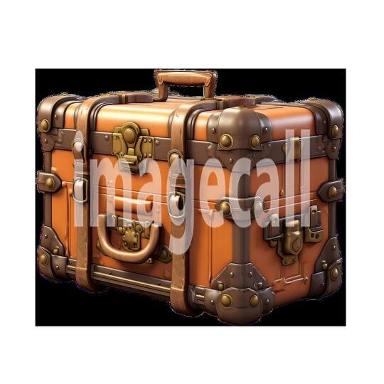 Clipart Luggage Vintage 12 - 300dpi