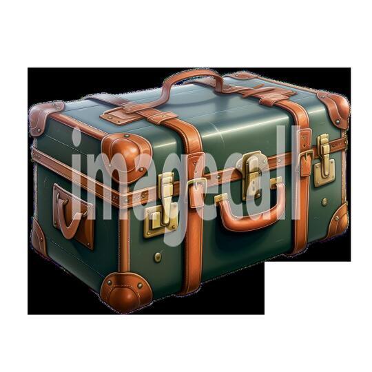 Clipart Luggage Vintage 14 - 300dpi