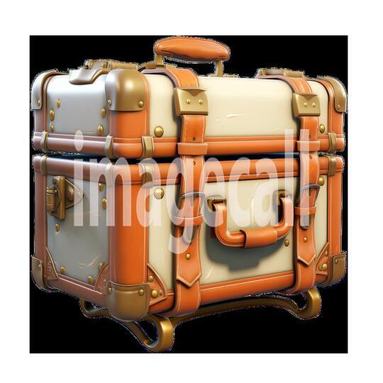 Clipart Luggage Vintage 16 - 300dpi