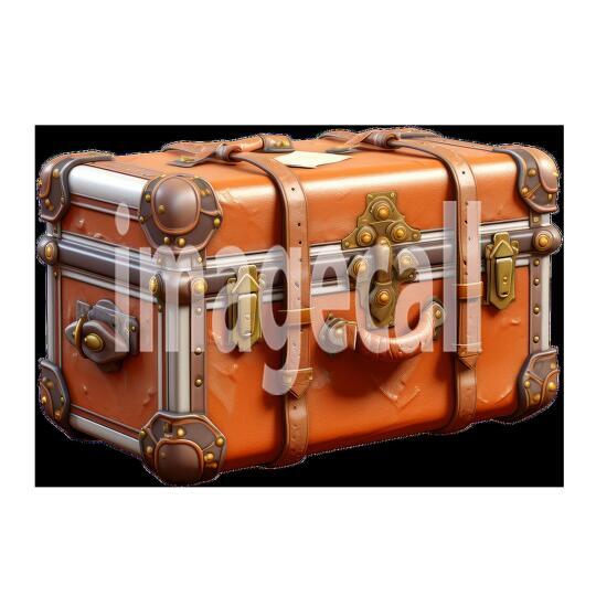 Clipart Luggage Vintage 3 - 300dpi