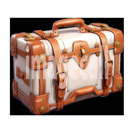 Clipart Luggage Vintage 8 - 300dpi