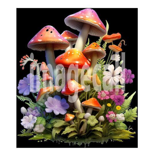 Clipart Magic Mushroom (10)