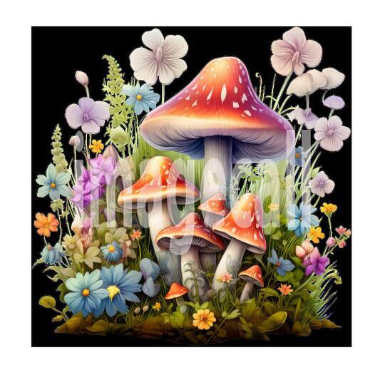 Clipart Magic Mushroom (11)