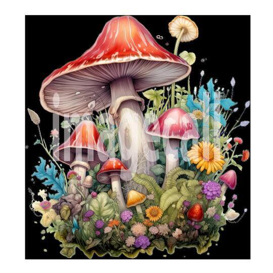 Clipart Magic Mushroom (13)
