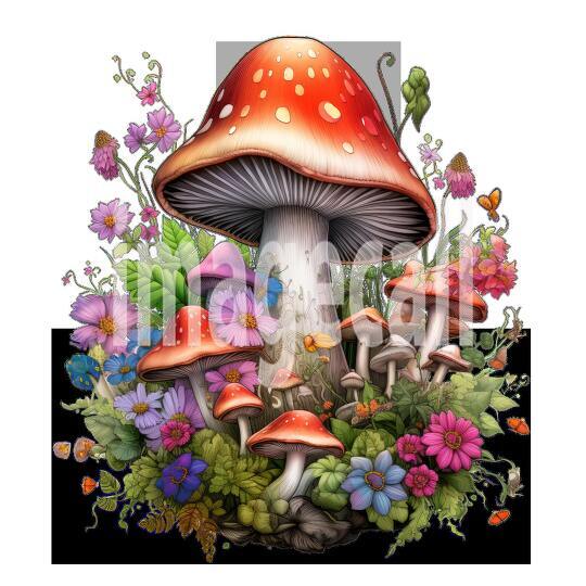Clipart Magic Mushroom (15)