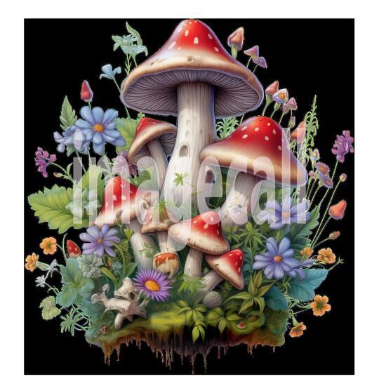 Clipart Magic Mushroom (16)