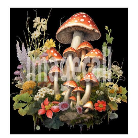 Clipart Magic Mushroom (20)