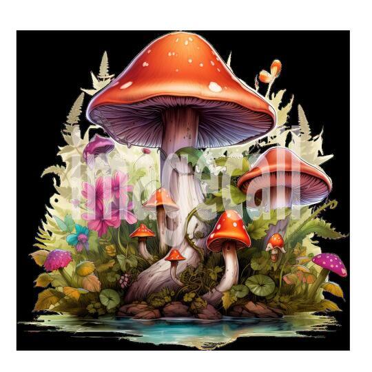 Clipart Magic Mushroom (3)