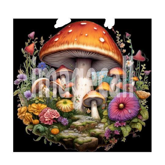 Clipart Magic Mushroom (5)