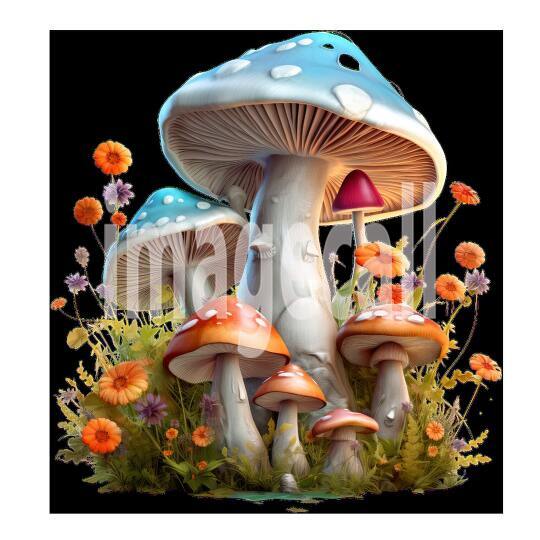 Clipart Magic Mushroom (6)
