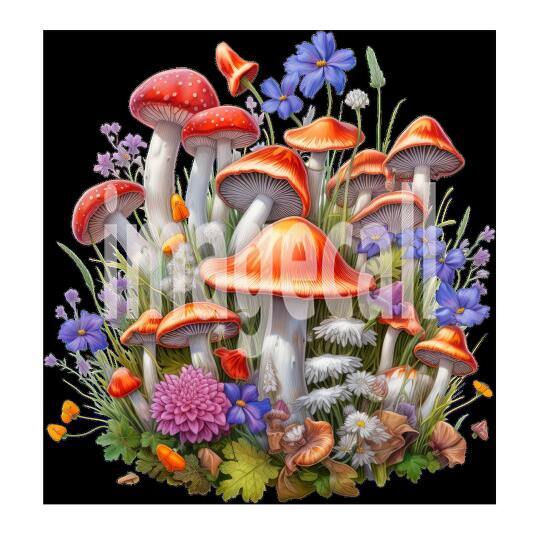 Clipart Magic Mushroom (7)