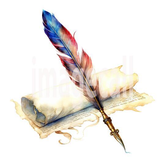 Clipart Magical Quill (1)