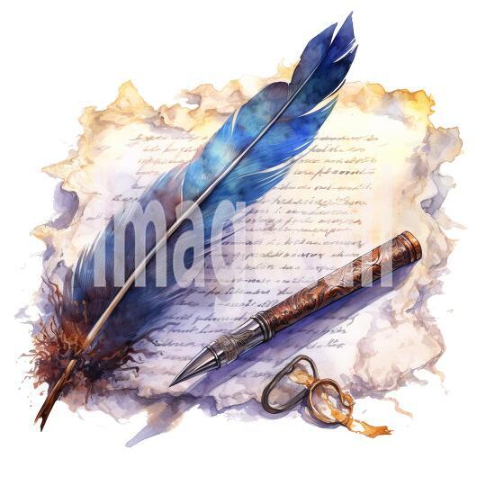 Clipart Magical Quill (10)