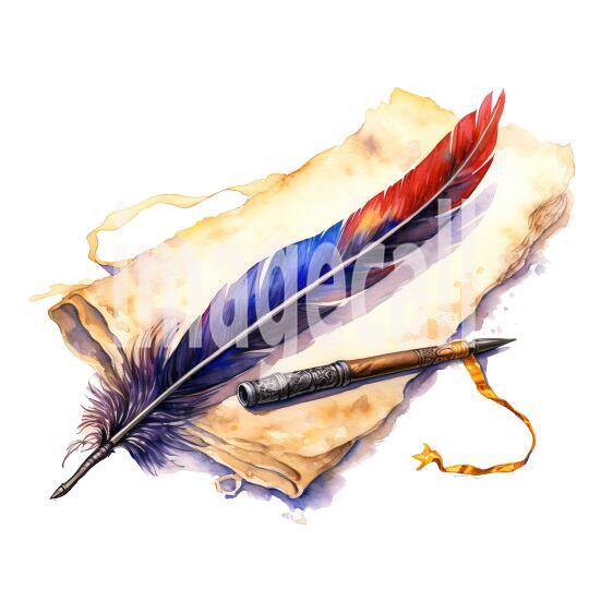 Clipart Magical Quill (14)