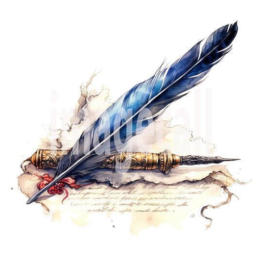 Clipart Magical Quill (2)