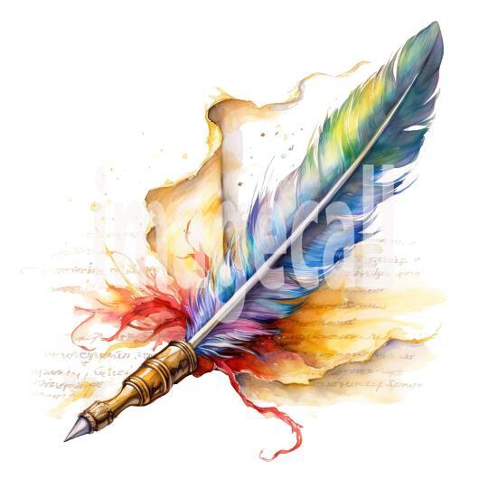 Clipart Magical Quill (4)