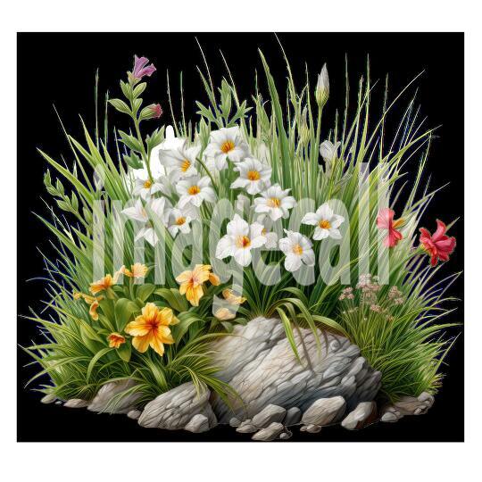 Clipart Meadow Flowers 12300dpi