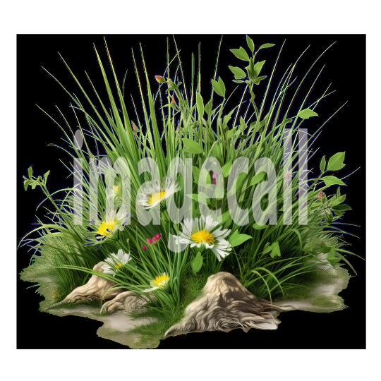 Clipart Meadow Flowers 1300dpi