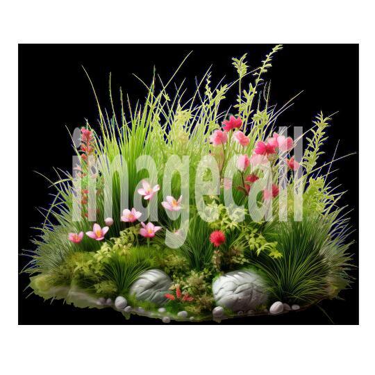 Clipart Meadow Flowers 13300dpi