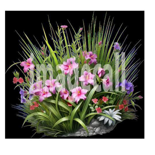 Clipart Meadow Flowers 15300dpi