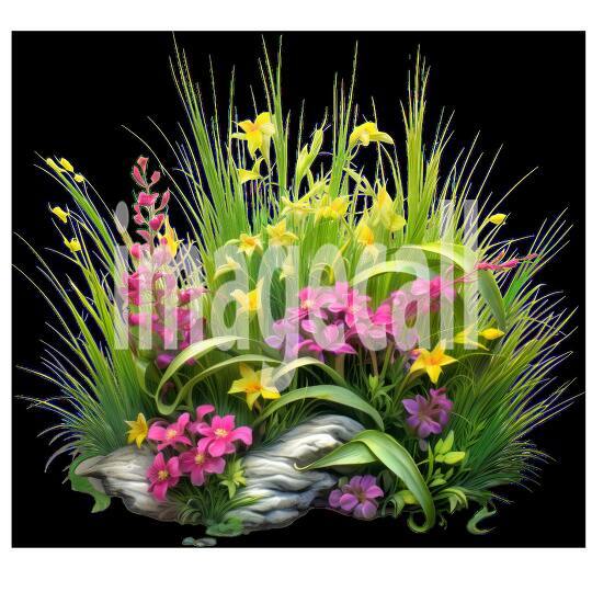 Clipart Meadow Flowers 18300dpi