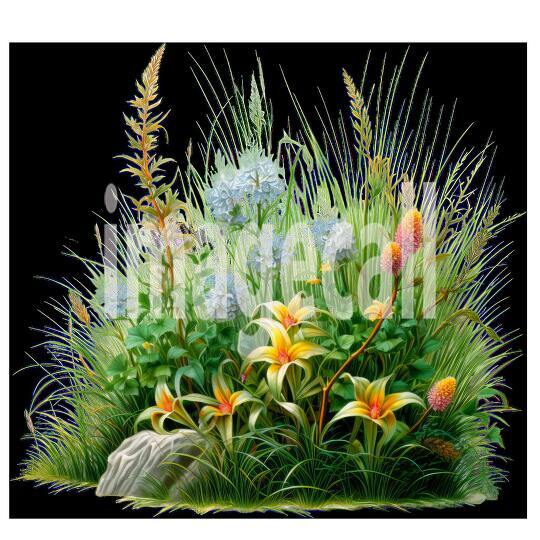 Clipart Meadow Flowers 3300dpi