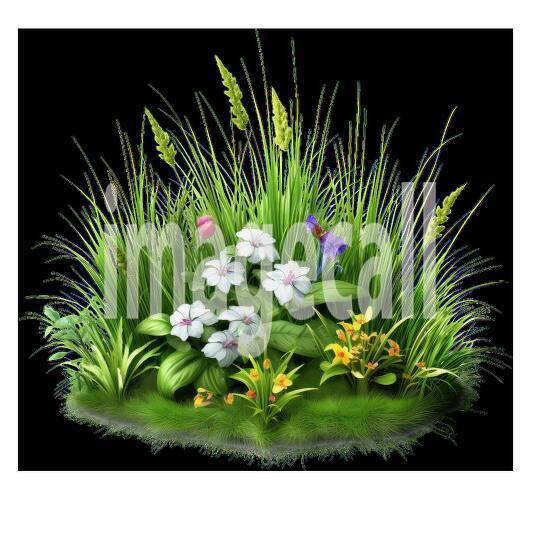 Clipart Meadow Flowers 6300dpi