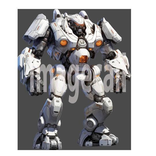 Clipart Mech Warrior (1)