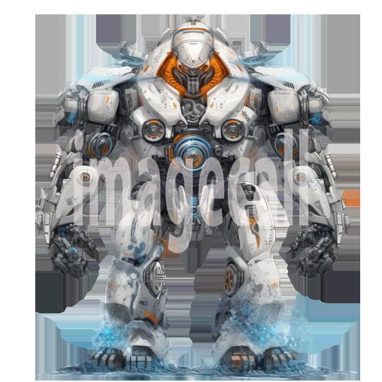 Clipart Mech Warrior (7)