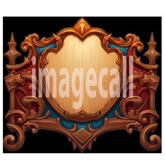 Clipart Medieval Blank Sign 10300dpi