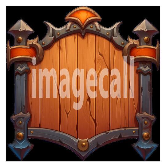 Clipart Medieval Blank Sign 12300dpi