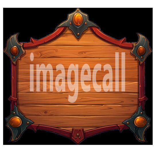 Clipart Medieval Blank Sign 2300dpi