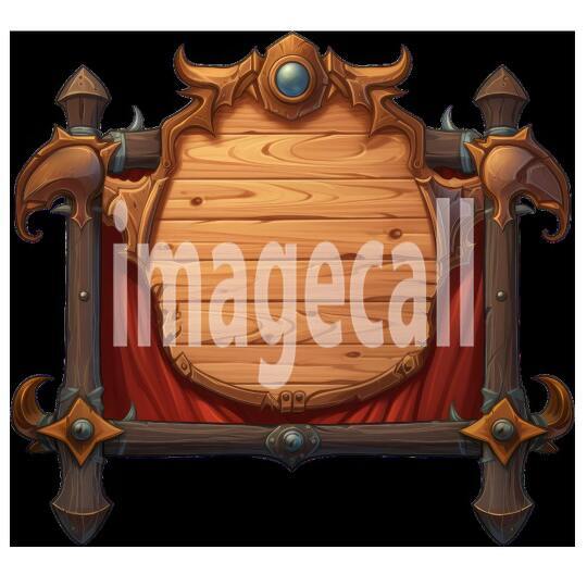 Clipart Medieval Blank Sign 4300dpi
