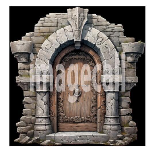 Clipart Medieval Doors (8)