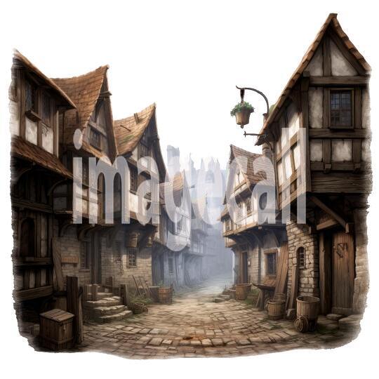 Clipart Medieval Scene (10)