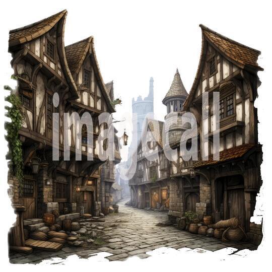 Clipart Medieval Scene (15)