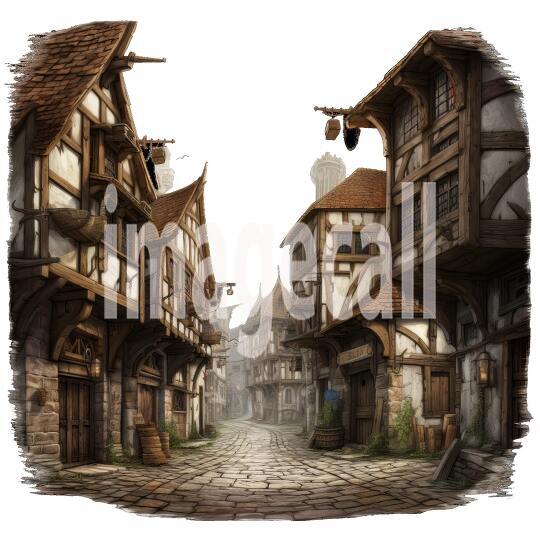 Clipart Medieval Scene (18)