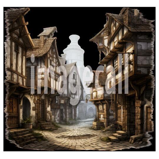 Clipart Medieval Scene (3)