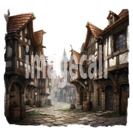 Clipart Medieval Scene (6)