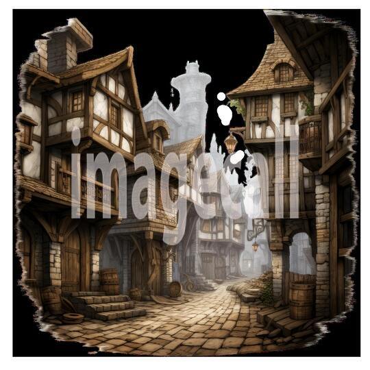 Clipart Medieval Scene (7)